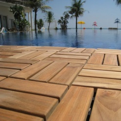 Wood deck tiles - The newest trend of exterior setting in summer